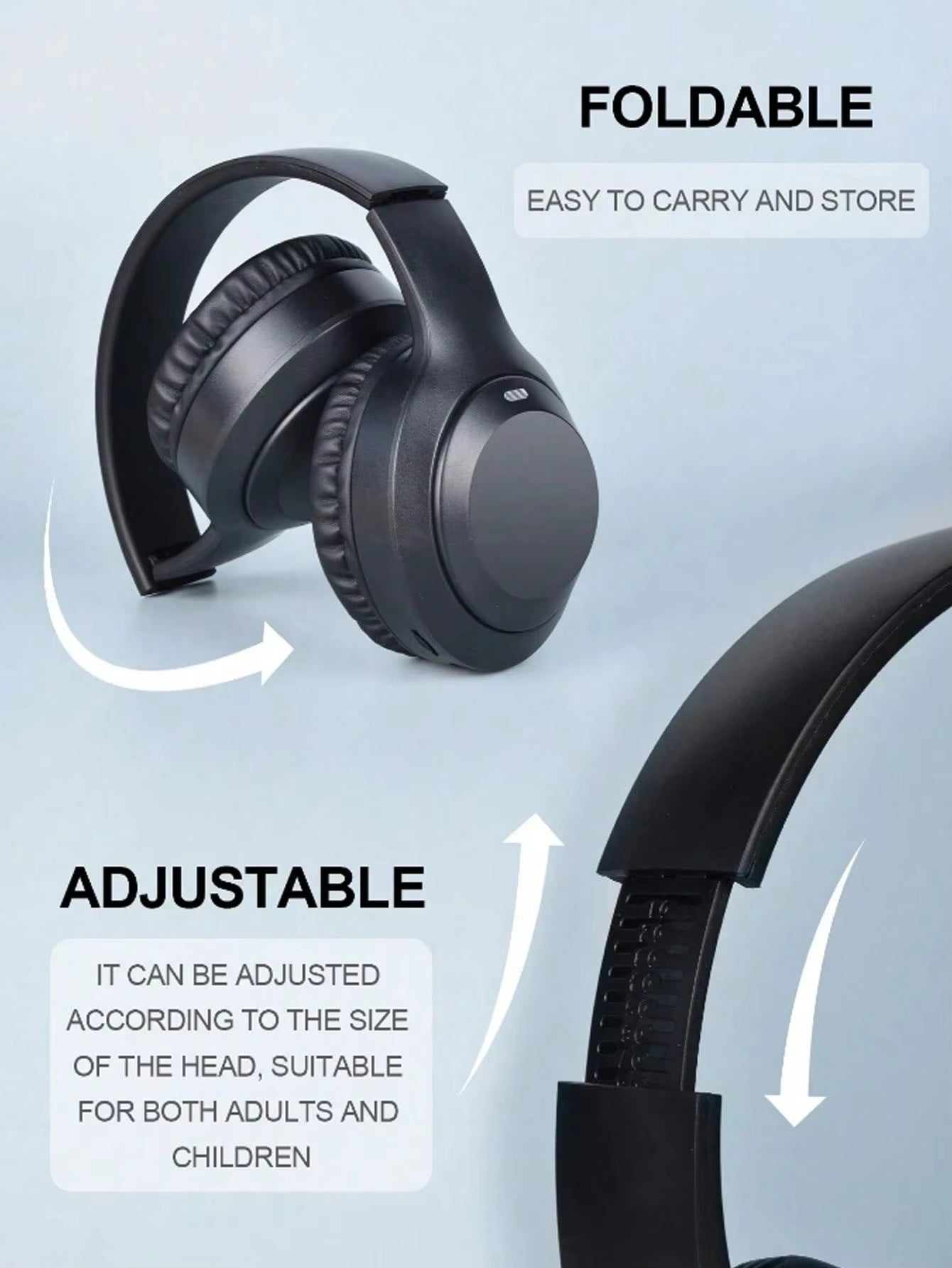 Headset Wireless Headset, Long Range, Mobile Phone/Ipad Listening Headset, Gaming Game Wireless Headset